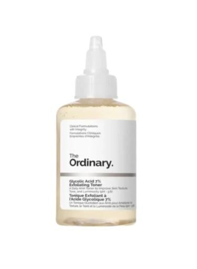 تونر مقشر بحمض الجليكوليك 7% لتوحيد لون البشرة - 240 مل